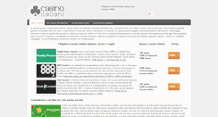 Desktop Screenshot of casino-italiani-online.net